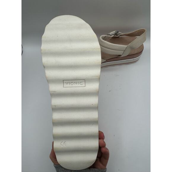 Vionic Pheonix Reyna Slide Platform Sandal, Hidden Orthotic Arch Support SZ 10 - Picture 10 of 11